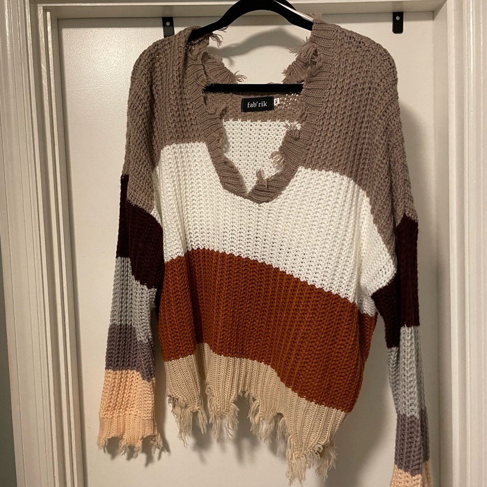 Colorblock sweater
